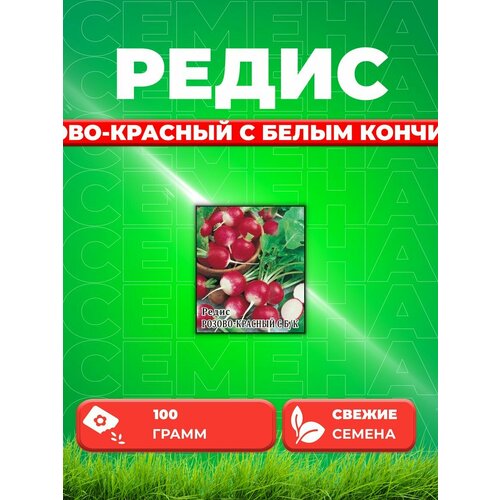 редис розово красный с белым кончиком 5г ср гавриш 1 1 Редис Розово-красн. с белым конч. 100,0 г