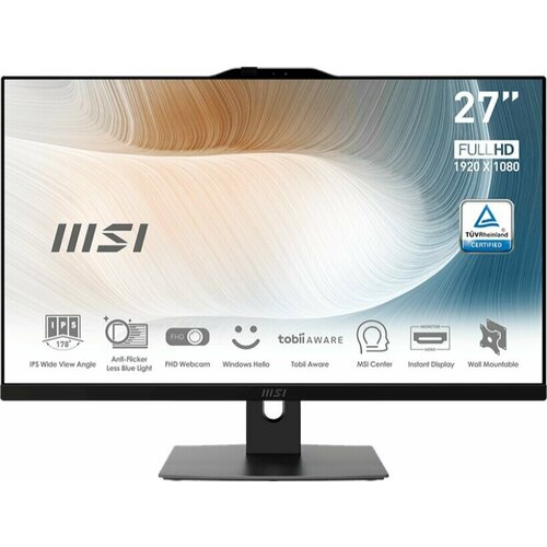 Моноблок MSI Modern AM272P 12M-259XRU MS-AF82 i5-1240P16GB512GB SSDnoOS BLACK 9S6-AF8211-644 9906000₽