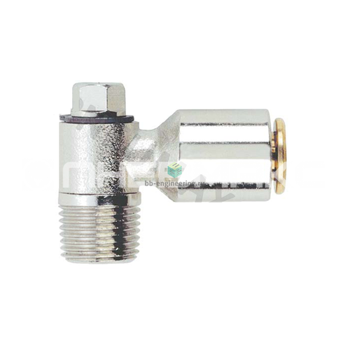 032558 ILC - Фитинг цанговый угловой Трубка 4мм - M10x1 латунь 250 бар 1203₽