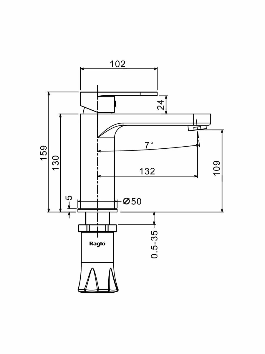 R50.10.09 Смеситель для раковины — фото 1