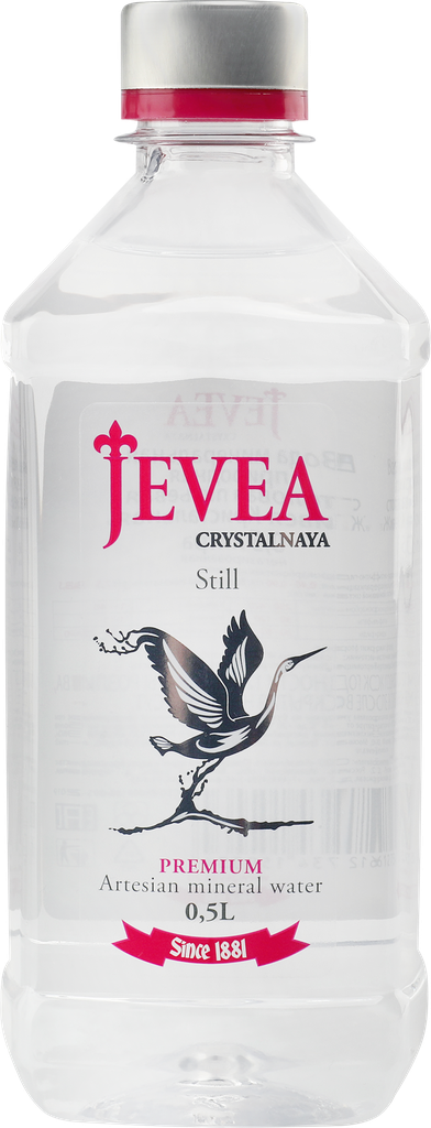 Вода минеральная JEVEA Crystalnaya природная столовая негазированная, 0.5л