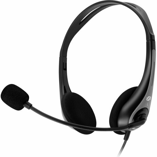 Гарнитура Оклик HS-M300 черный/серый (1876323)