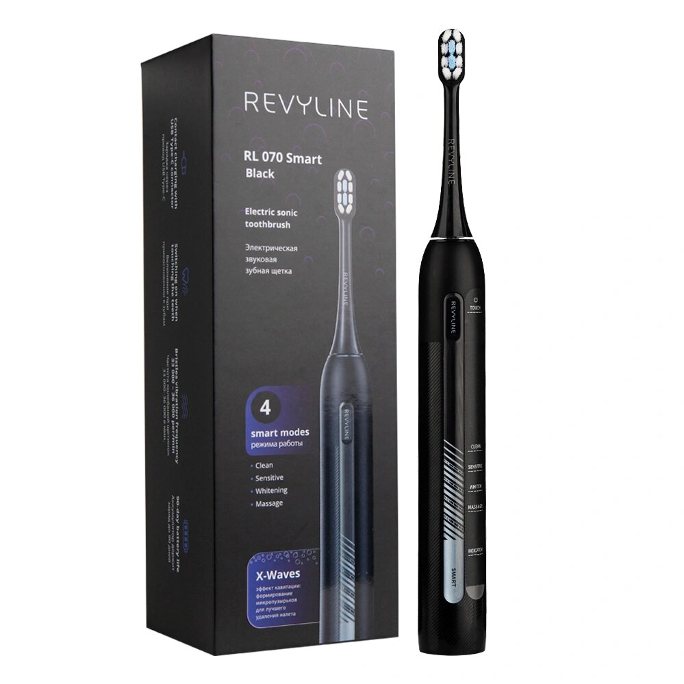 Электрическая зубная щётка Revyline RL 070 Black