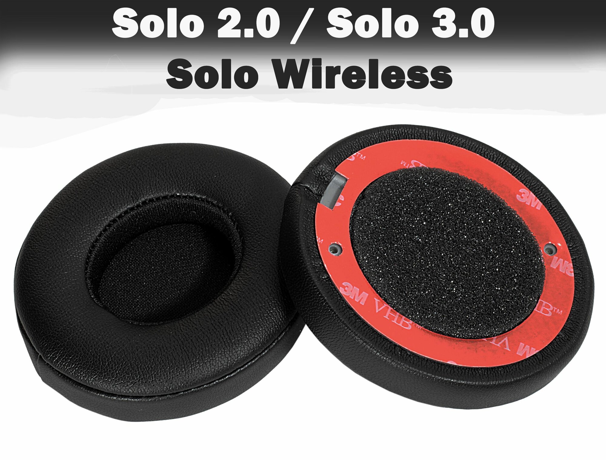 Амбушюры Beats Solo 3.0 Wireless, Solo 2.0 Wireless черные