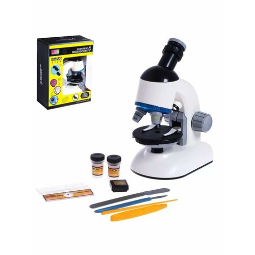 Микроскоп детский Юный ученый кратность х100 х400 х1200 2847₽