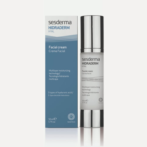 Изображение товара Sesderma HIDRADERM HYAL Крем увлажняющий для всех типов кожи лица с гиалуроновой кислотой, 50 мл