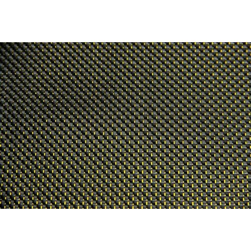 Углеткань Карбон Plain с золотистой сверкающей нитью 100 см