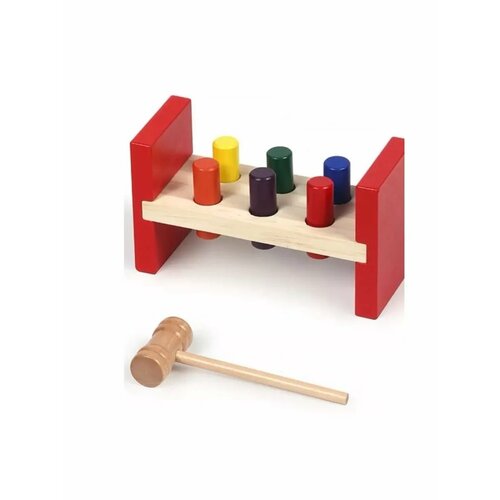 Деревянный сортер для малышей Стучалка