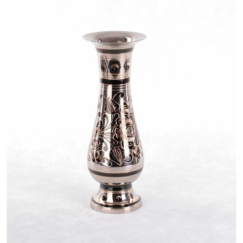 Ваза декоративная, латунь, ручная работа, Индия, 25 см, 1 шт