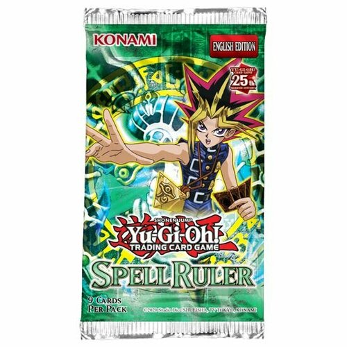 Настольная игра Yu-Gi-Oh - бустер выпуска Spell Ruler на английском языке