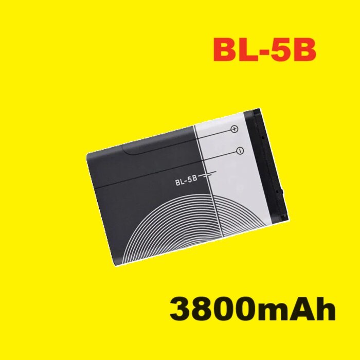 Аккумулятор BL-5B Li-Ion Battery 3.7V 3800mah для Nokia 6060 / 3220 / 3230 / 5070 890mAh для телефона Нокиа BL5B