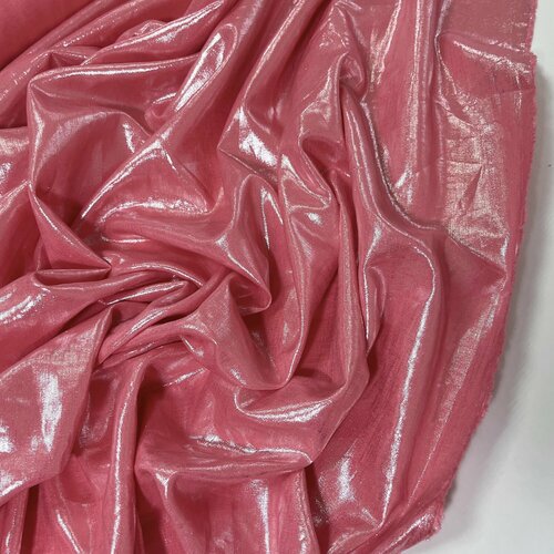 Смесовый лен с ламинированием/лен 53%, вискоза 42%, полиуретан 5%/100 cм*143 см/Италия