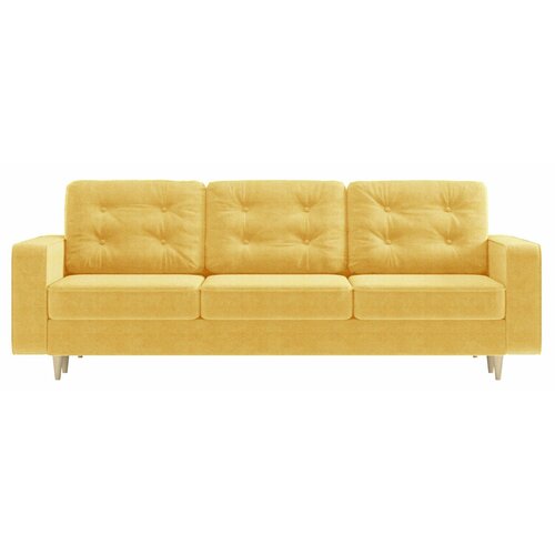 Диван трехместный Felicita Shaggy Mustard
