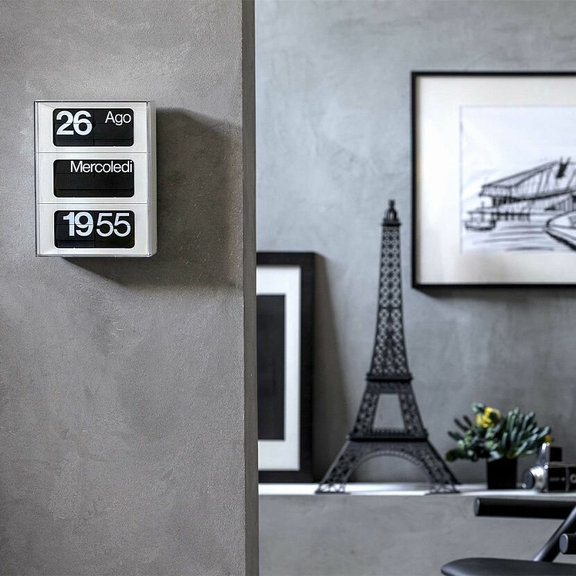 Dator 60V White Часы настенные/настольные — фото 1