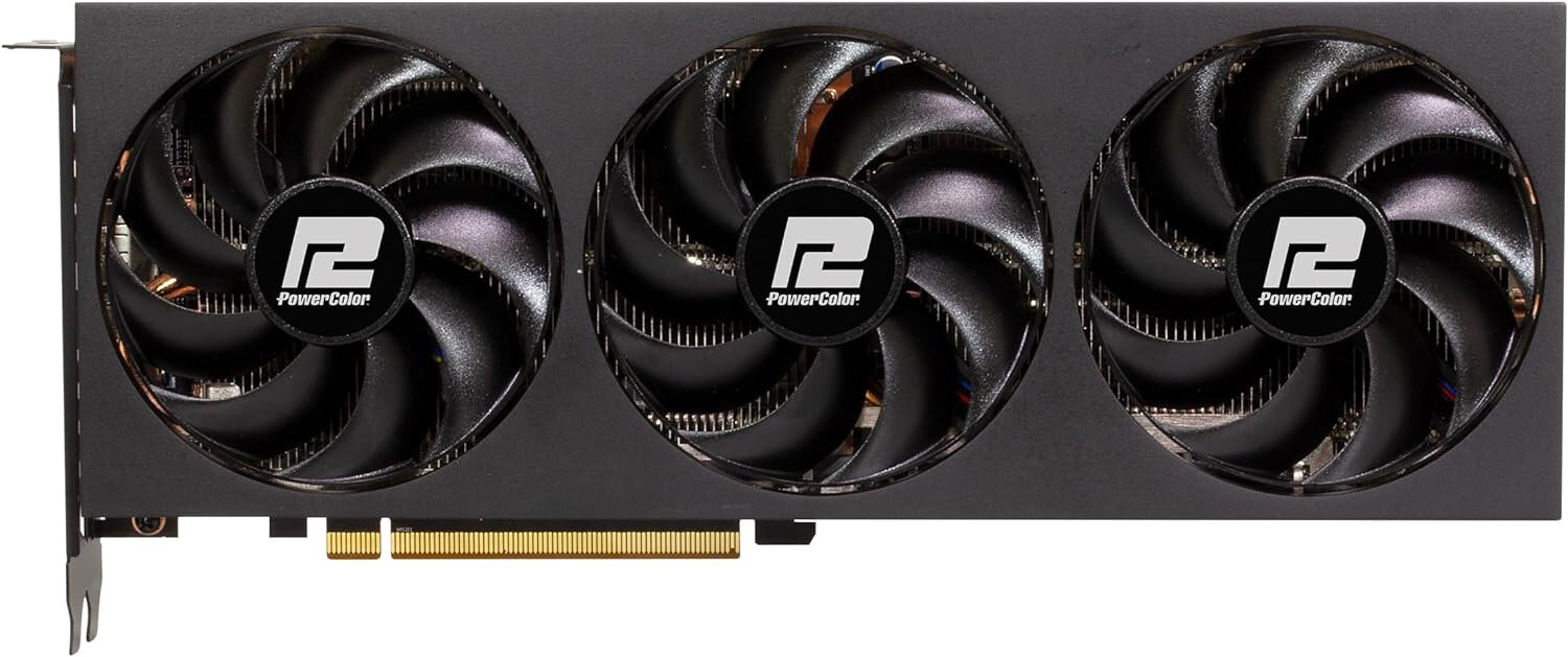 PowerColor PCI-E 4.0 RX7700XT 12G-F/OC AMD Radeon RX 7700XT 12Gb 192bit GDDR6 2226/18000 HDMIx1 DPx3 HDCP Ret