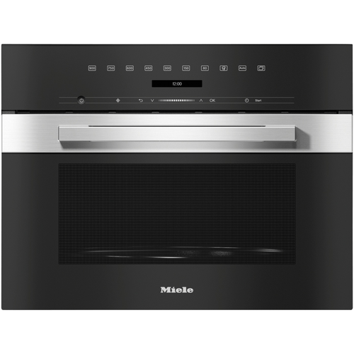 Микроволновая печь Miele M7244TC CLST черный 35900000₽
