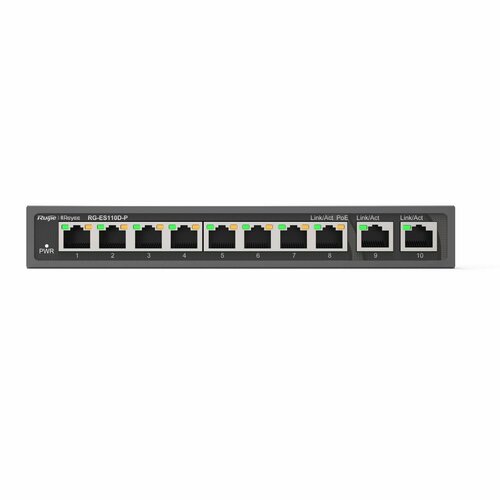 Reyee 5-Port unmanaged Switch 5 10100base-t Ethernet RJ45 Ports Steel Case 855₽