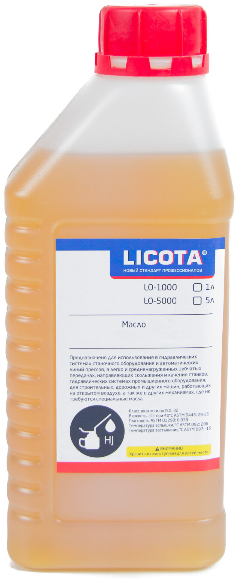 фото Licota LO-1000HL Масло для гидравлических подъемников 1 л