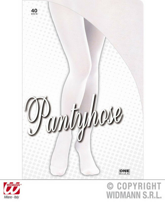 Колготки Partyhose белые 40 ден 4791W, нейлон, без размера