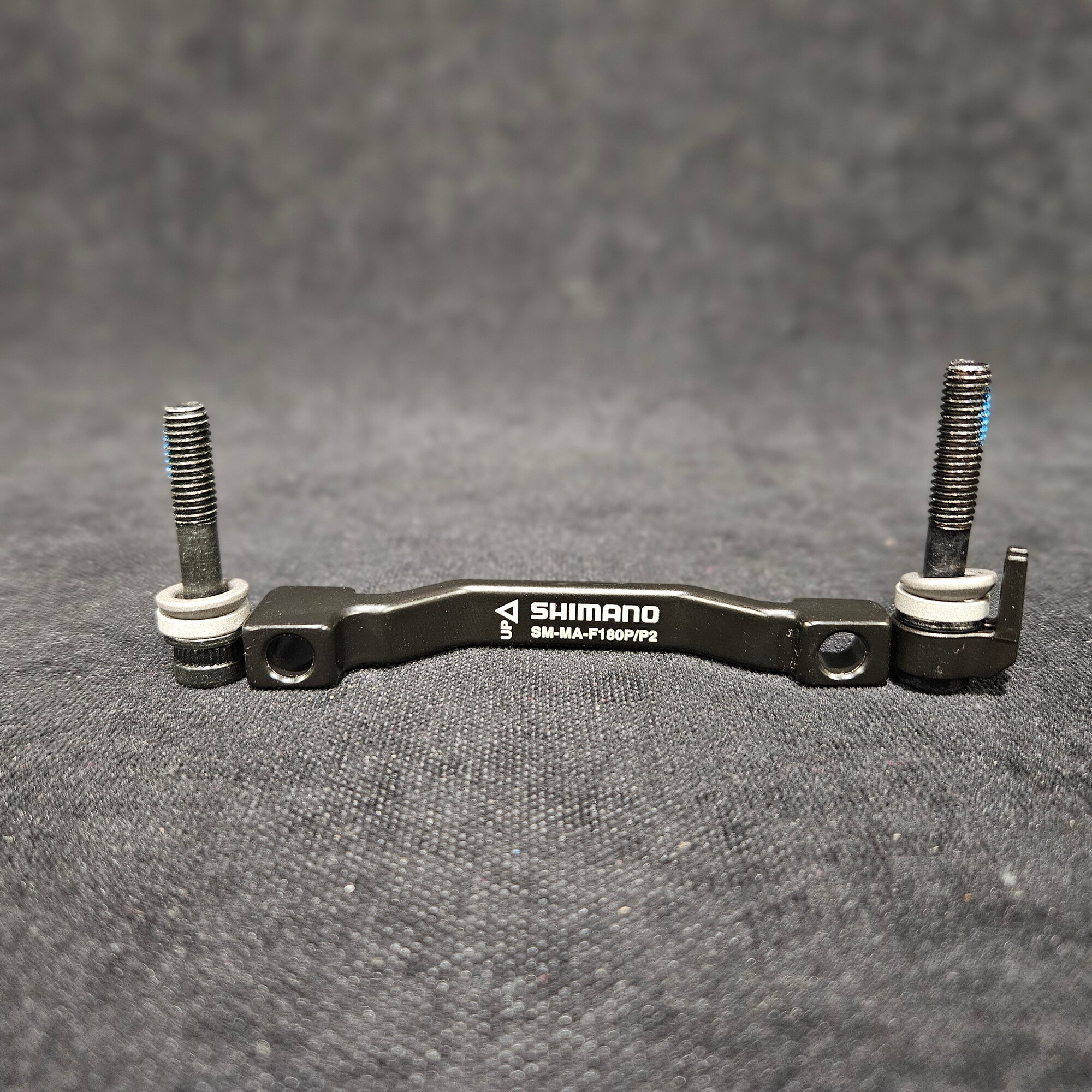 Адаптер для тормоза Shimano SM-MA-F180P/P2A, PM-PM, +20 мм (180 мм), с конусными центровочными шайбами (OEM без упаковки)