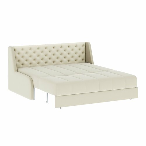 Диван-аккордеон Ричмонд каретка в белом велюре К01 160200 48500₽