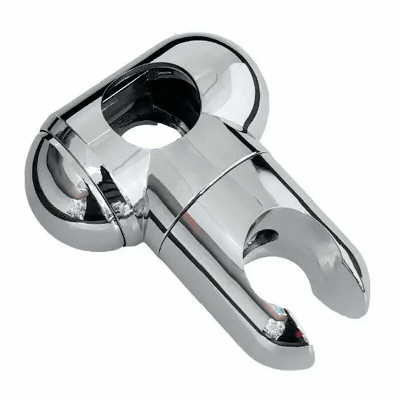 фото Держатель лейки от штанги (рейлинга) душевой кабины для трубы диаметром 24-25 мм. Материал пластик.