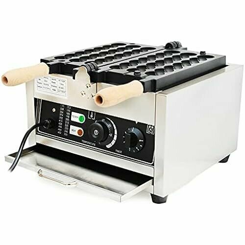 Вафельница Hog Dog на 6 вафель с корпусом из нержавеющей стали Вафельница для вафельных палочек Вафельница мощностью 1500 Вт с антипригарным покрытием 5865700₽