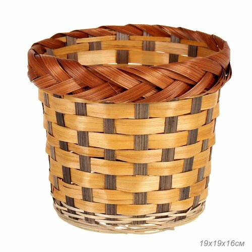 Корзина плетеная 19 см без ручек корзиня для подарка 429₽