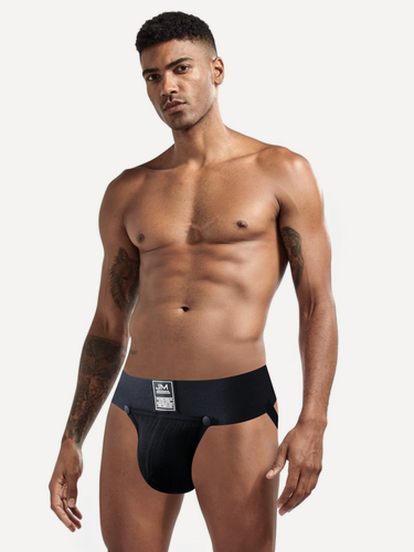Изображение товара Мужские трусы джоки черные JOCKMAIL JM4029-2 нейлон/хлопок/спандекс XL (50)