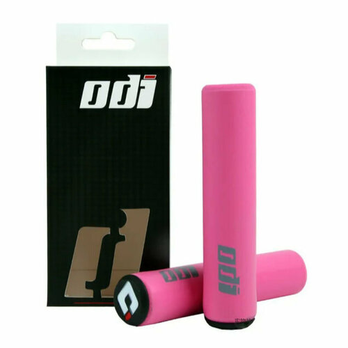 Грипсы из силикона ODI, розовые 130 мм