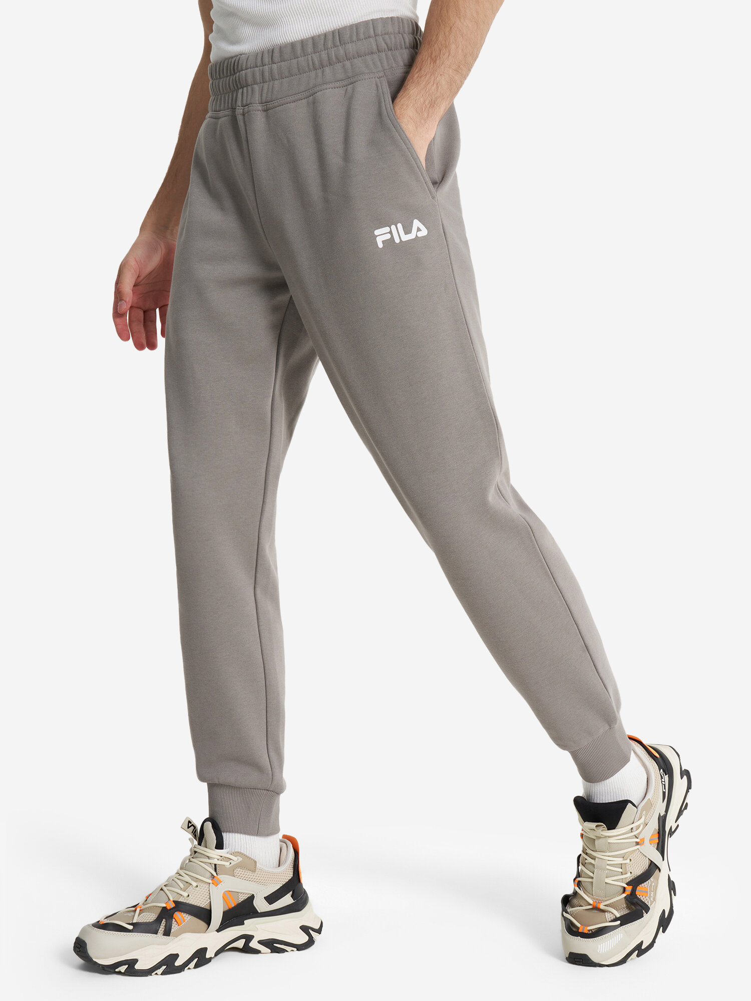 Брюки Fila, размер 52, серый