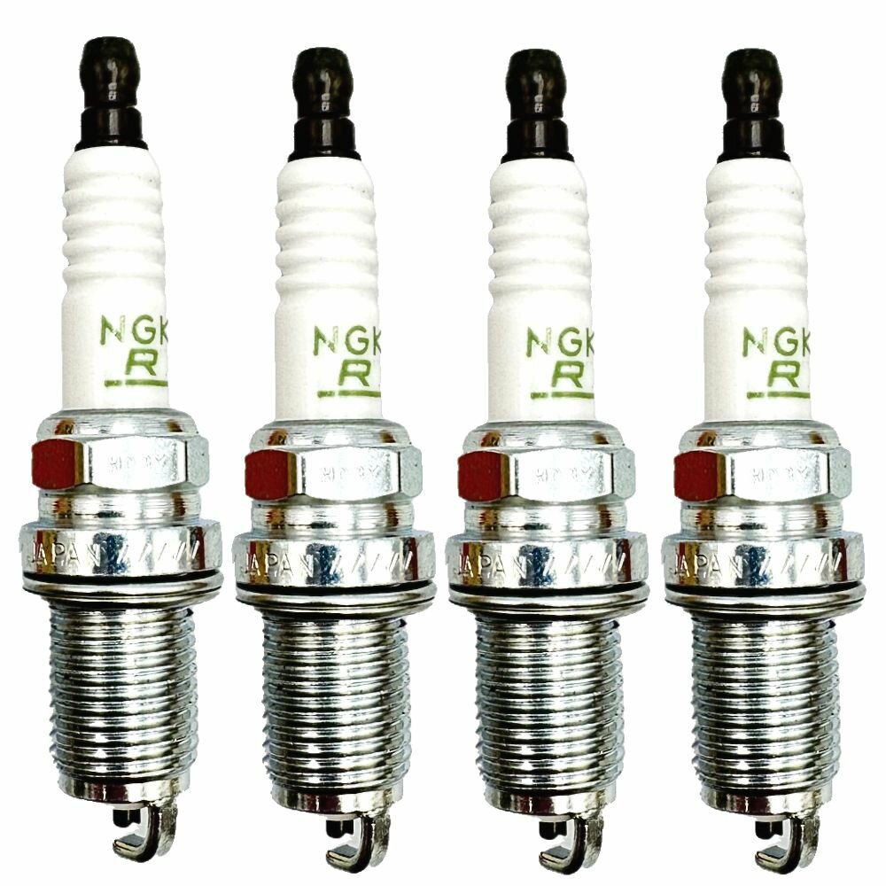 Комплект свеча зажигания NGK BKR6E-11(2756) (4штук) для 8кл/16кл)-Шевроле Авео Лачети Дэу-Нексия-Тойота Камри (4шт) — фото 1