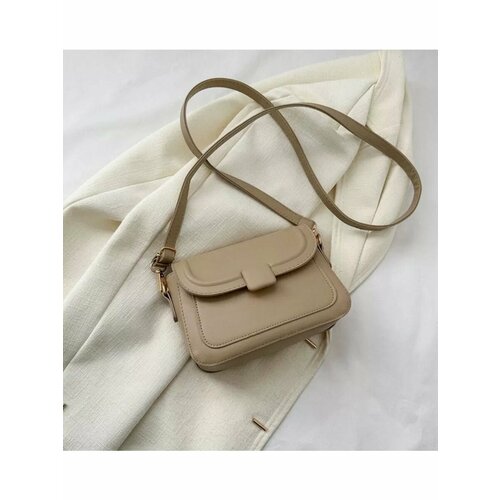 Сумка кросс-боди Dias фактура гладкая бежевый 1300₽