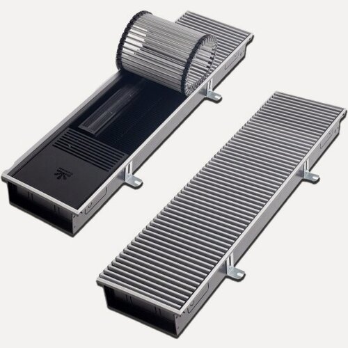 Изображение товара Внутрипольный конвектор Gekon Eco с решеткой UNA H08 L100 T18 (без клапана)