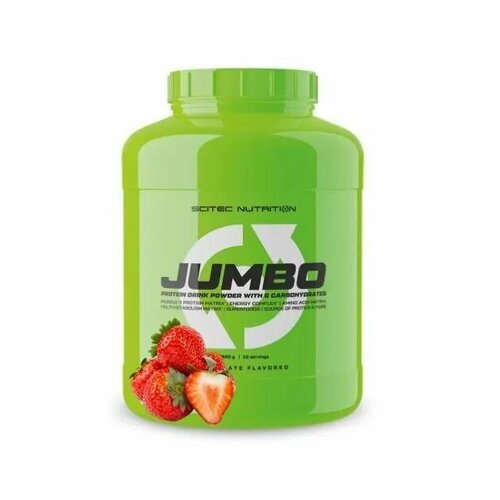 Гейнер Scitec Nutrition Jumbo, 3520 г, клубника