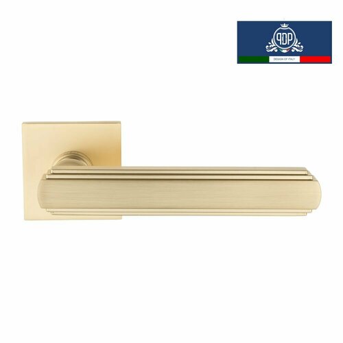 Дверная ручка на розетке PDP Матовое золото GLAMOUR