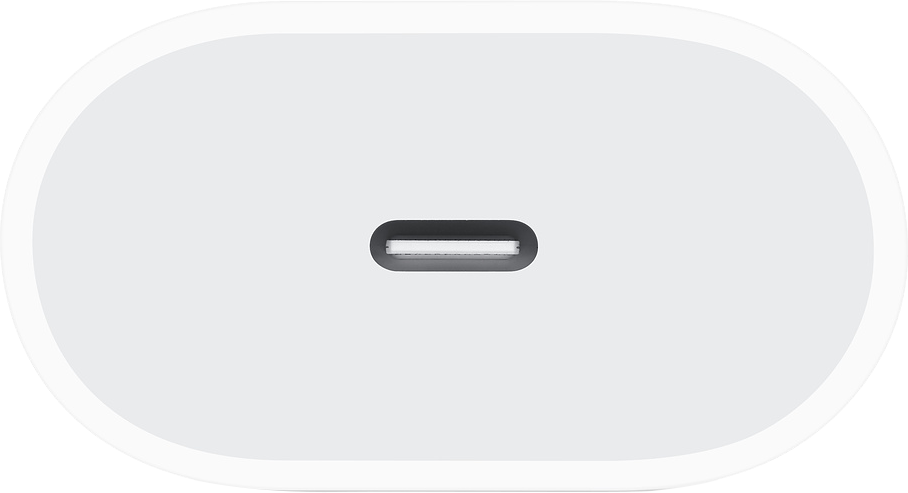 Apple Type-C 20 Вт, белое MHJE3 — фото 1