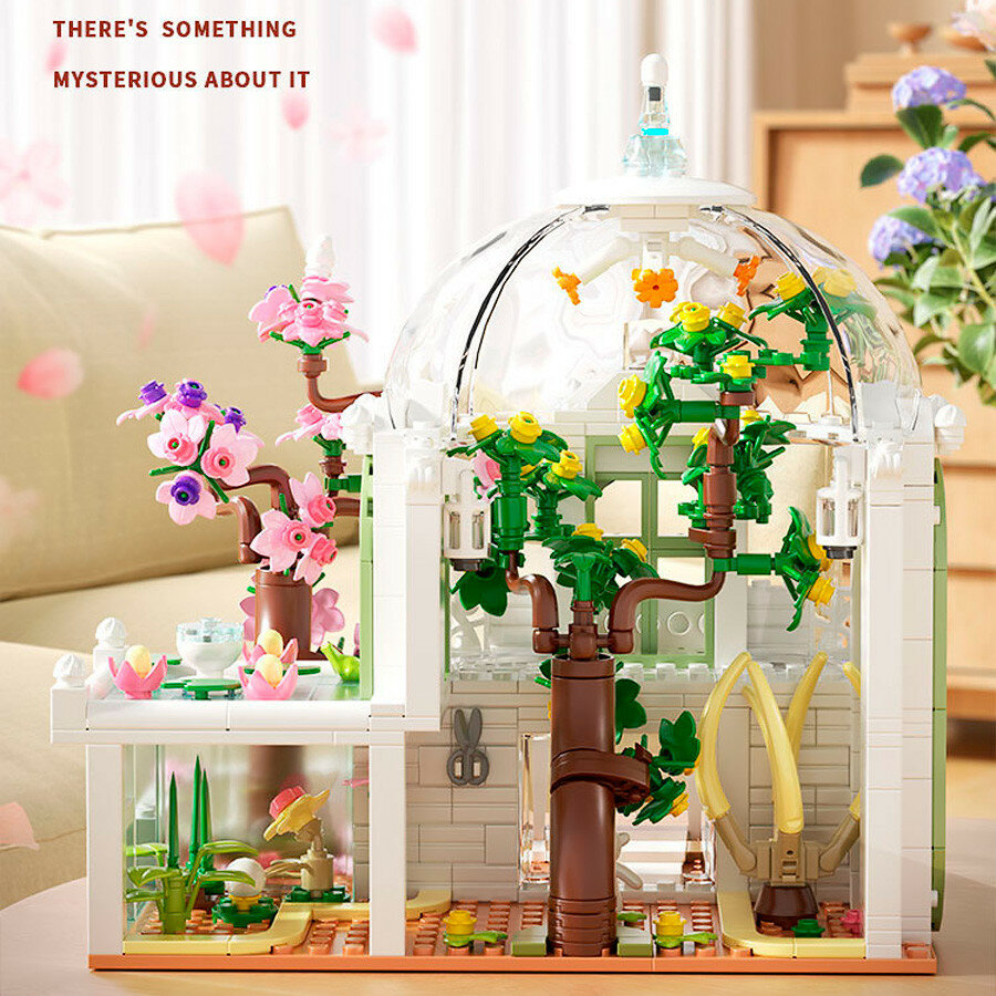 Конструктор Dumeca Стеклянный дом с сакурой D2011 — фото 1