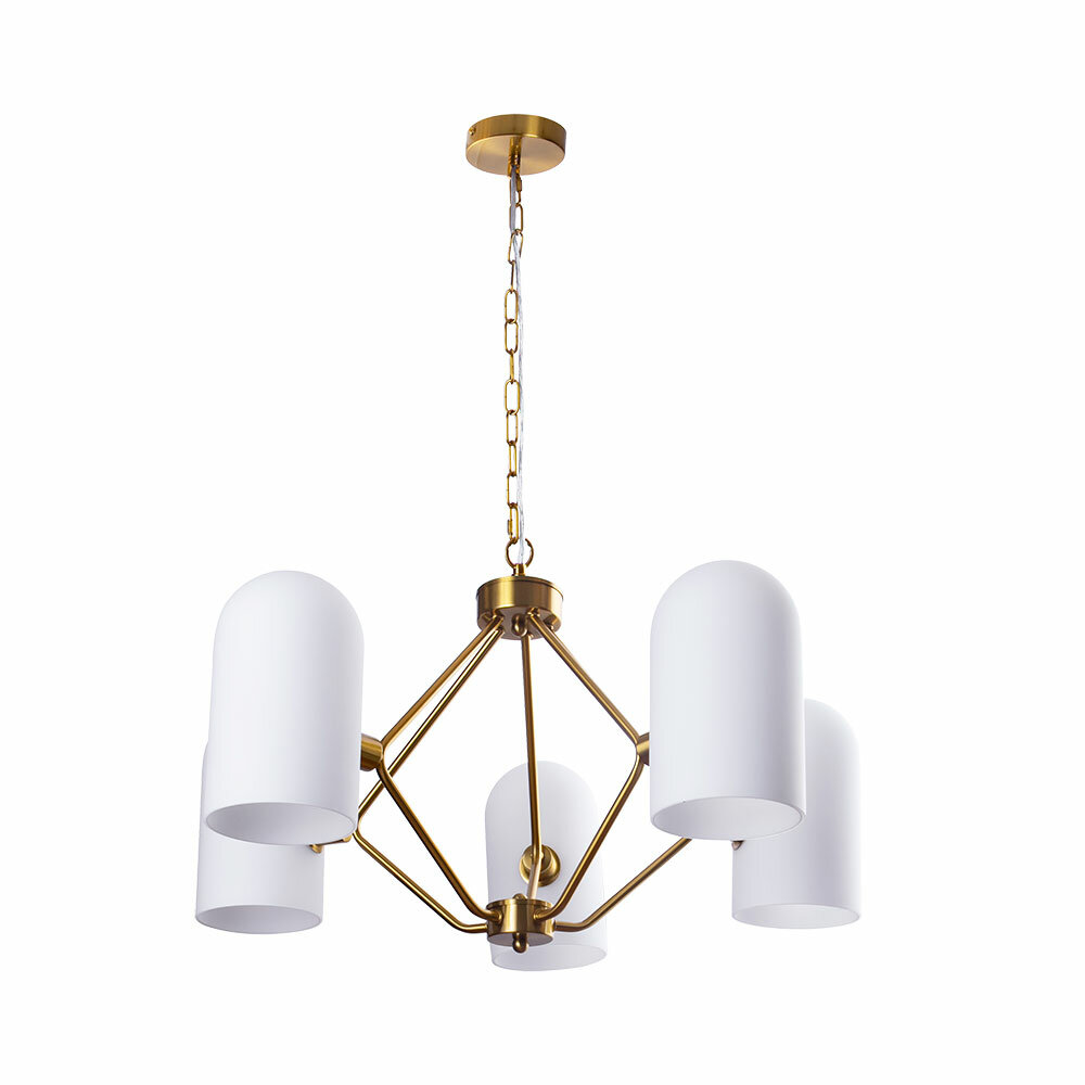 Подвесная люстра Arte Lamp CASSEL A5454LM-5PB E14 5х40Вт медный