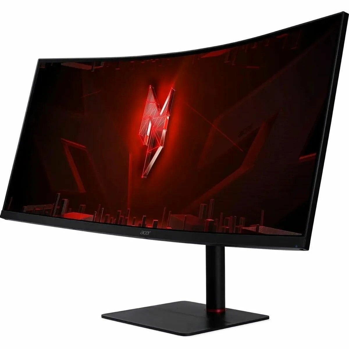 Монитор 34" Acer UM.CX5EE.301 black, 3440x1440, 1/0,5ms, 300cd, 180Hz, 21:9, Curved 1000R, HDMI, DP, Type-C, 2*USB 2.0, USB-B, SPK - фото №3
