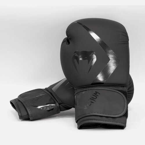 Изображение товара Перчатки боксерские тренировочные Venum Rumble Advance черные, вес 10 унций