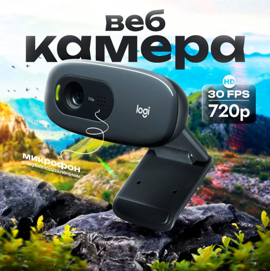 Веб-камеры Logitech C270 HD Webcam - купить веб-камеры Logitech C270 HD ...