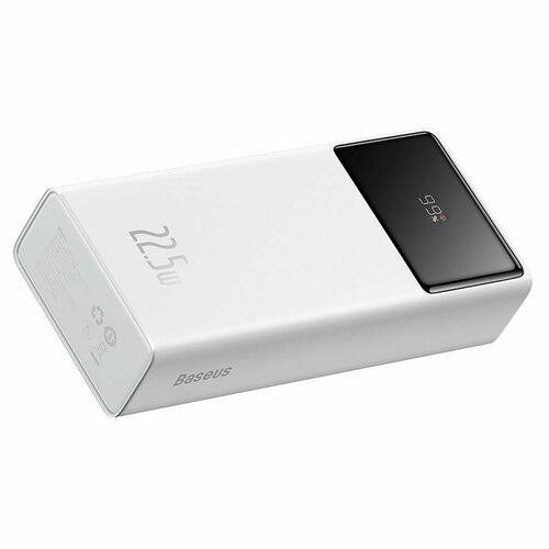 Внешний аккумулятор OS-Baseus Star-Lord Digital Display Fast Charge Power Bank 10000mAh 225W с кабелем USB - Type-C 3A 03m PPXJ100002 Белый 3290₽