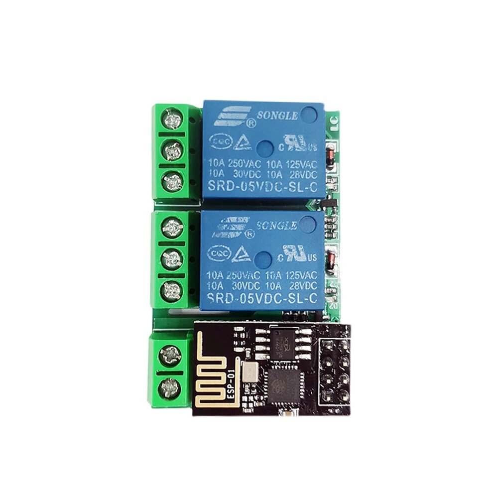 ESP8266 ESP-01/01S WiFi реле модуль, 2 channel ESP01S
