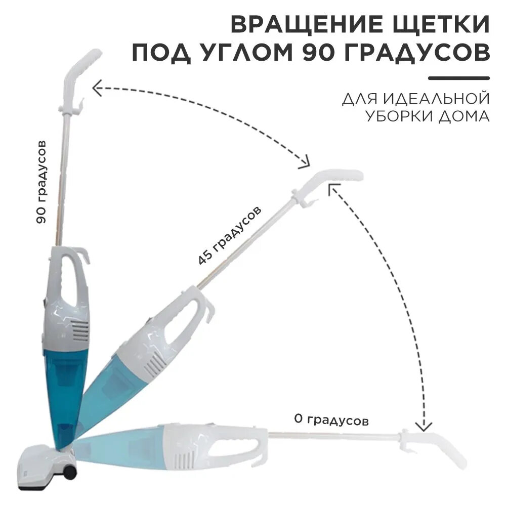 Пылесос вертикальный для дом BOMIDI Vacuum Cleaner 101, Gray пылесос вертикальный проводной — фото 1