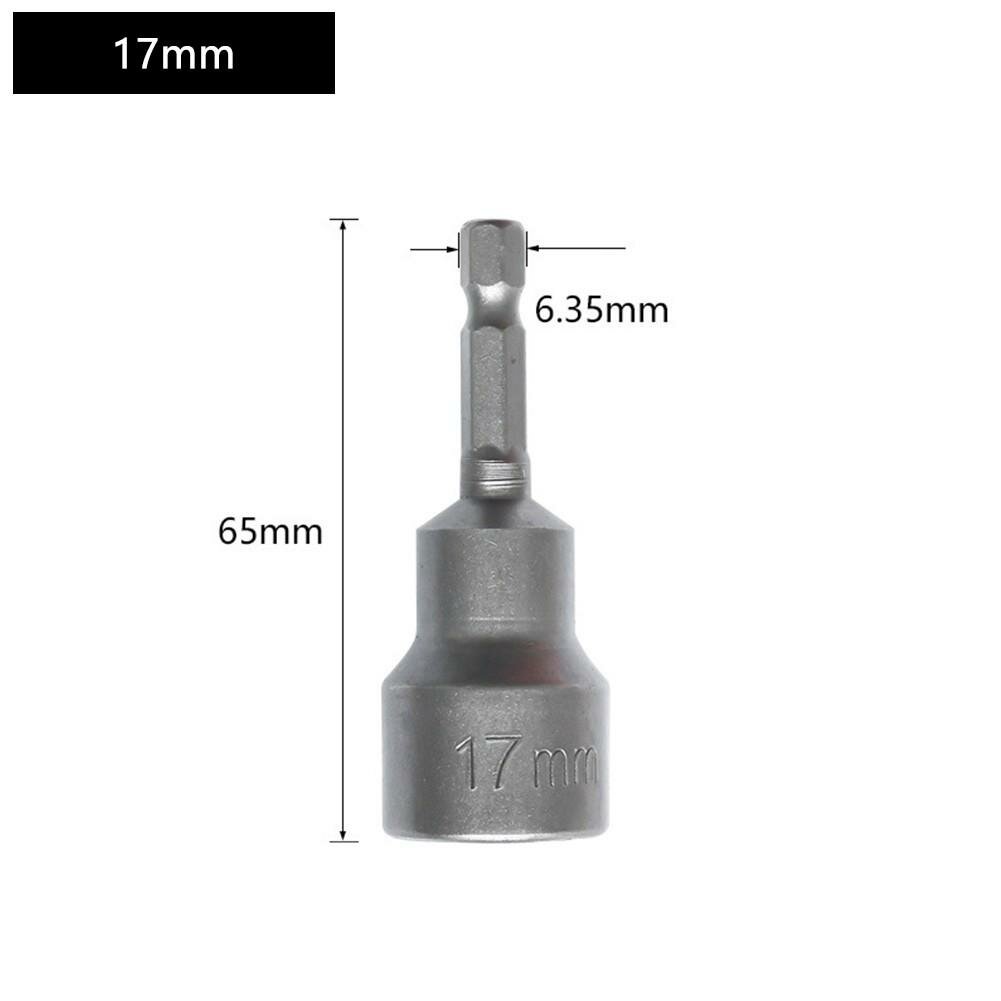 Магнитная торцевая головка 17мм, 3 шт.