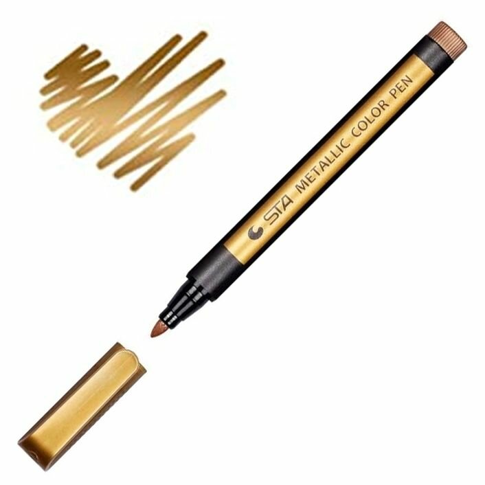 Металлизированный маркер золотой для создания эффектов - Gold, бренд EPOXYMASTER