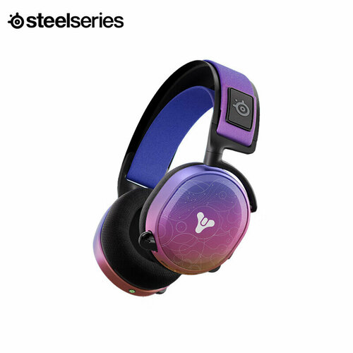 Беспроводные наушники SteelSeries Arctis 7 Wireless Dual-Mode Gaming Headset с микрофоном цвет фиолетовый 2253100₽