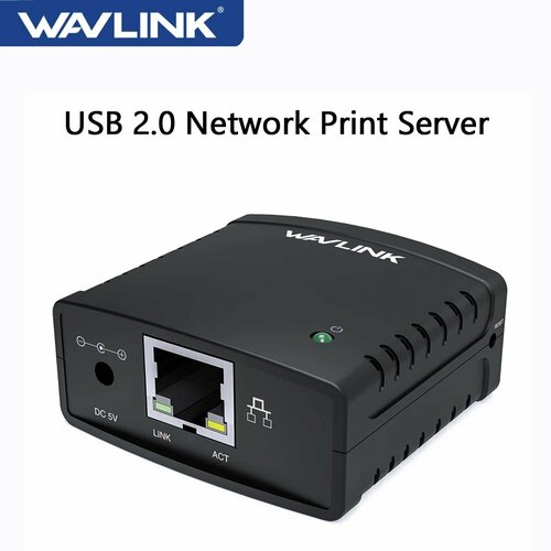 WAVLINK Сеть принтер адаптер NU72P11 4007₽