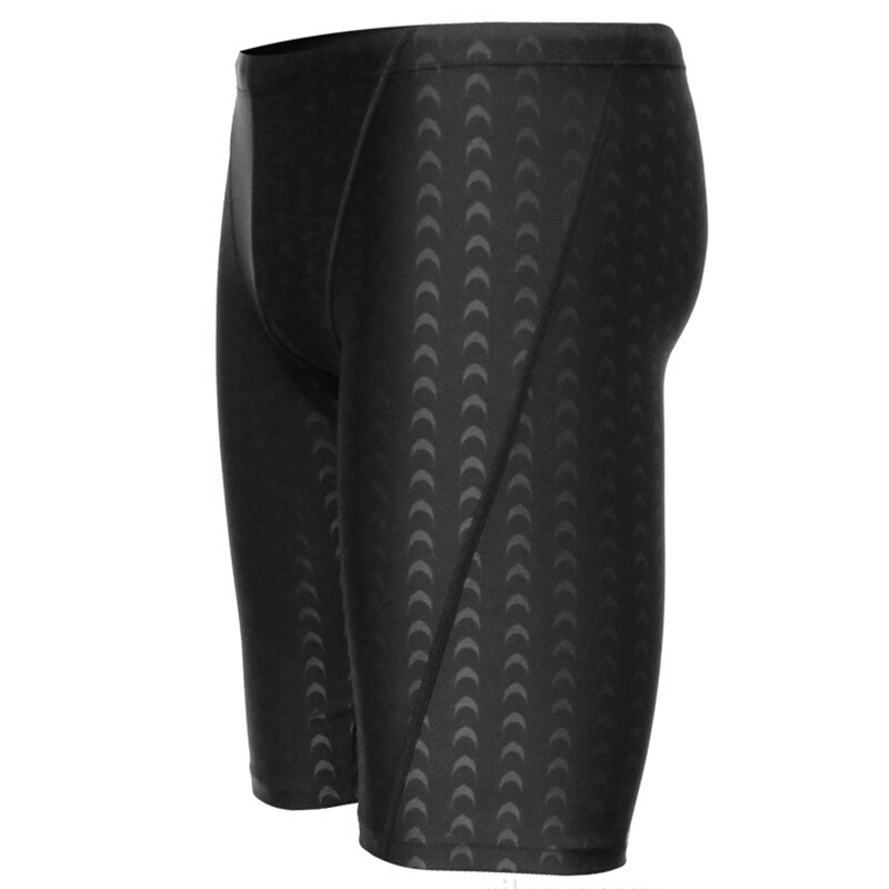 Мужские быстросохнущие купальники 47 см/18,5 дюймов, черные, тонкие, дышащие, приятные для кожи, купальники для плавания, дайвинга, водных видов спорта, верховой езды